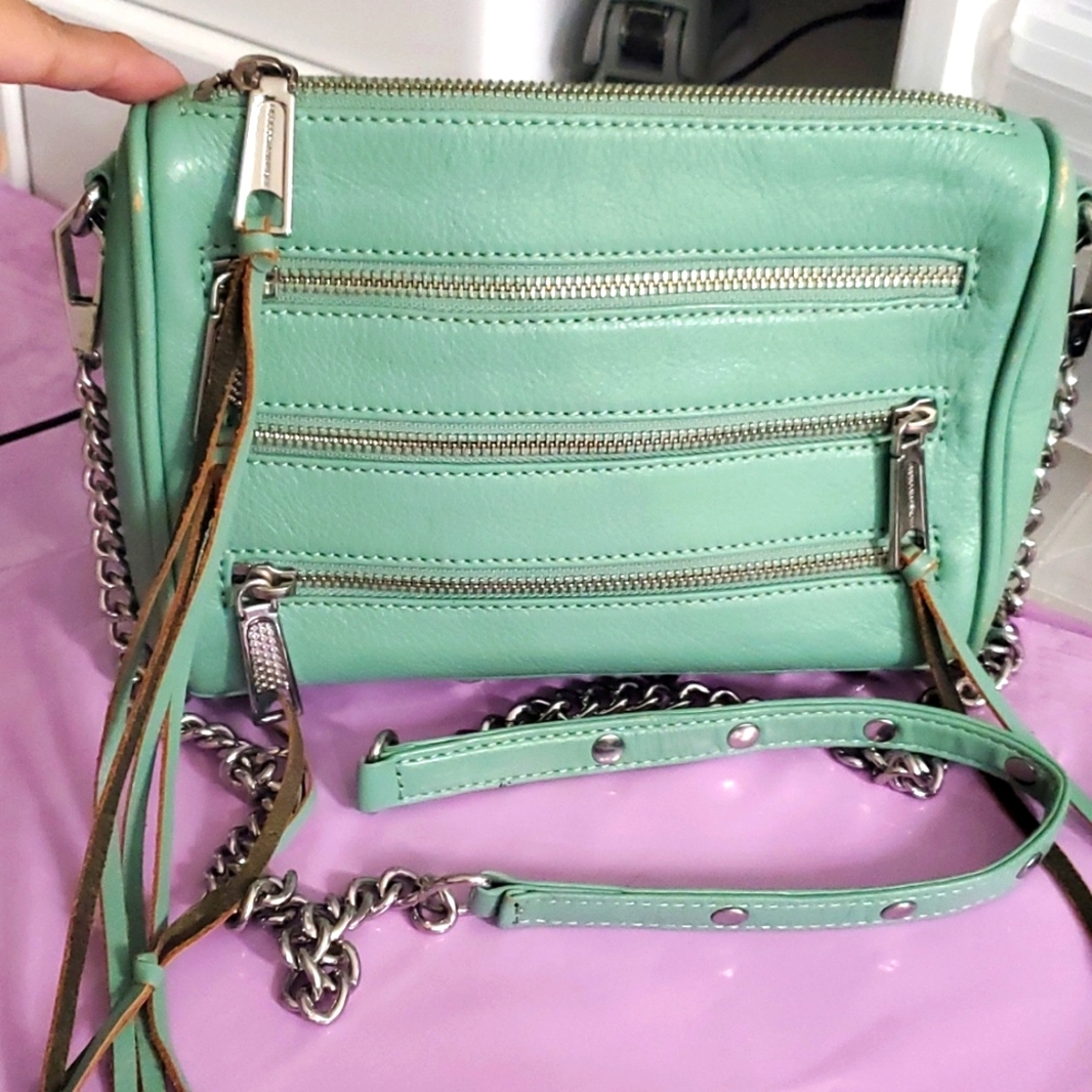 Rebecca Minkoff Greent Mint Crossbody Bag💚💚💚